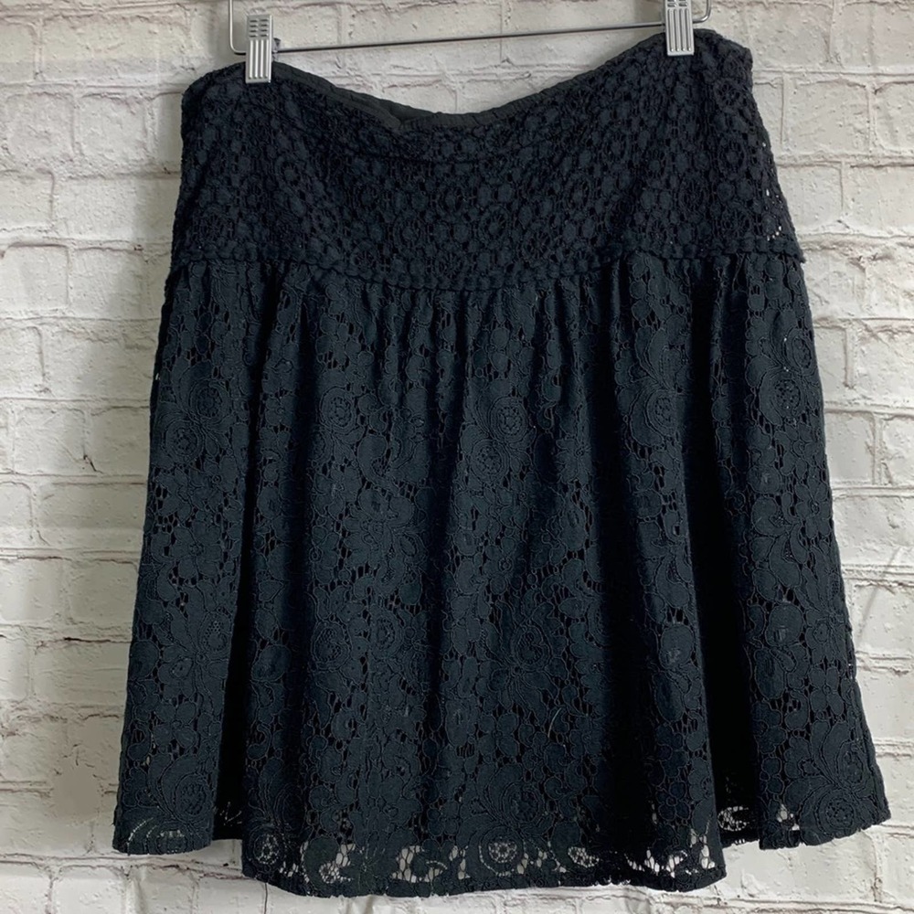 LOFT OUTLET  PETITE 12 LACE SKIRT